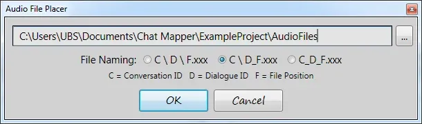 The Audio File Placer